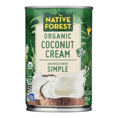 Native Forest Organic Coconut Cream Unsweetened 5.4 Oz, 12/cs. EXP: 11/8/2027