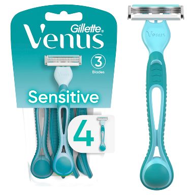 Gillette Disposable Razor Simply Venus 4 Ct, 12/cs.