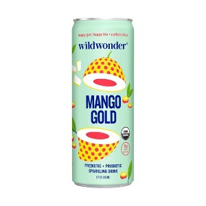 Wild Wonder Sparkling Drink -Mango Gold 12 Oz, 12/cs EXP: 02/6/2028