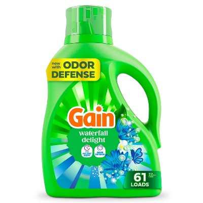 Gain Laundry Detergent -Waterfall Delight 81 Oz, 4/cs.