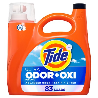 Tide Liquid Detergent -Odor Oxi 117 Oz, 4/cs.