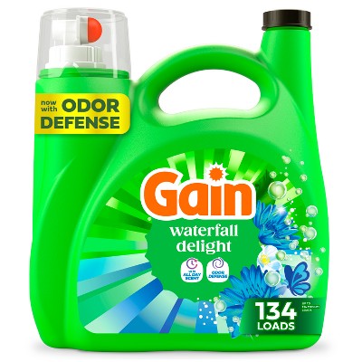 Gain Laundry Detergent -Waterfall Ultra Oxi 194 Oz, 3/cs.