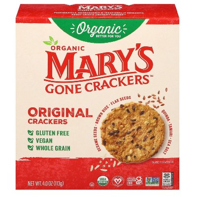 Marys Gone Crackers Organic  -Original 4 Oz, 6/cs EXP: 2/5/2027