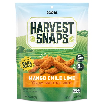 Calbee Harvest Snaps Red Lentil Mango Chilli Lime 3.3 Oz, 12/cs.   EXP: 07/11/2026
