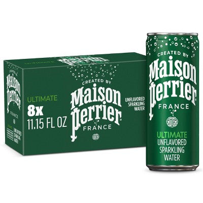 Maison Perrier Sparkling Water -Regular 8 Pack, 11.15 Oz, 24/cs EXP: 04/17/2027