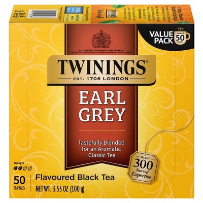 Twinings Tea -Earl Grey 50 Ct, 6/cs.