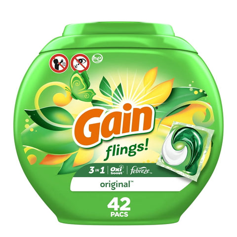 Gain Flings Pod -Original 42 CT, 4/cs