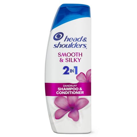 H & S Shampoo -2 IN 1 Smooth Silky  330 Ml, 6/cs