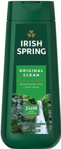 Irish Spring Body Wash -Original 20 Oz, 4/cs.