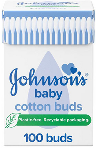 Johnson Cotton Buds 100 Ct, 12/cs.