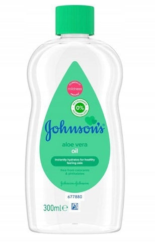 Johnson Baby Oil -Aloe 300 Ml, 12/cs.