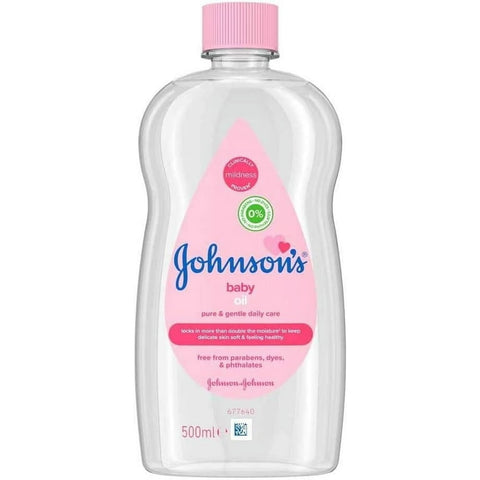 Johnson Baby Oil -Original 500 Ml, 12/cs.