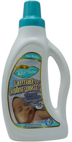 Kiss Baby Laundry Detergent For Baby 1000 Ml(33.8 Oz), 12/cs.