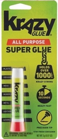 Krazy Glue Tube 12 Pk. 4/cs.