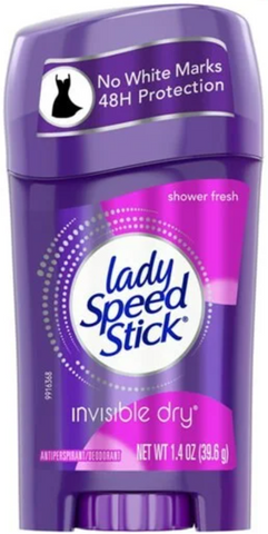Lady Speed Stick -Shower Fresh 1.4 Oz, 12/cs.
