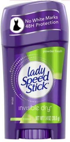 Lady Speed Stick -Powder Fresh 1.4 Oz, 12/cs.