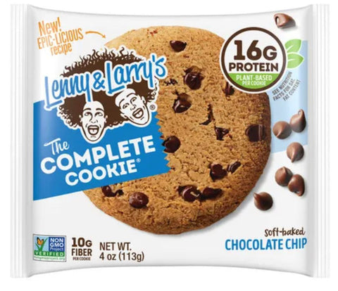 Lenny & Larry's The Complete Cookie Chocolate Chip 4 Oz, 12/cs. EXP: 03/23/2027