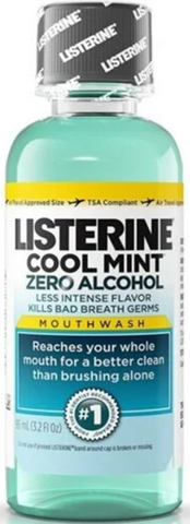 Listerine Mouthwash -Cool Mint 3.2 Oz, 24/cs. EXP: 07/27