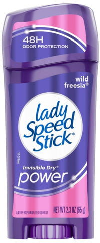 Lady Speed Stick -Powder Wild Freesia 2.3 Oz, 12/cs.