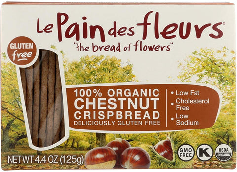 Le Pain des Fleurs Crispbread-Chestnut 4.4 Oz, 6/cs