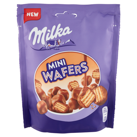Milka Mini Wafers 110 G(3.88 Oz), 8/cs. EXP:01/26