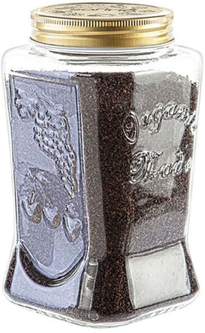 Glass Organic Made Jar 1.1 LT(37.1 Oz), 12/cs.