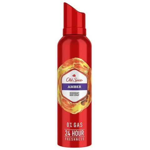 Old Spice Body Spray -Amber 140 Ml, 12/cs.