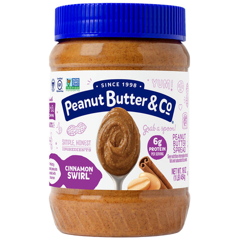 Peanut Butter & Co -Cinnamon Swirl 16 Oz, 6/cs EXP: 10/18/2027