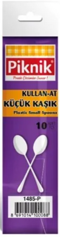 Piknik Plastic Spoons -Small 10 CT, 150/cs.
