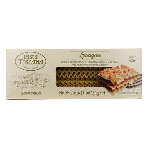Pasta Toscana Pasta -Wavy Lasagna 1 Lb, 12/cs. EXP: 9/27/2028