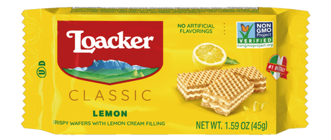 Loacker Classic Wafer -Lemon 1.59 Oz, 12/cs.  EXP: 06/30/2027