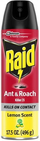 Raid Ant & Roach -Lemon 17.5 Oz, 12/cs.