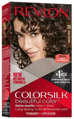 Revlon Colorsilk #30 Dark Brown 12/cs.