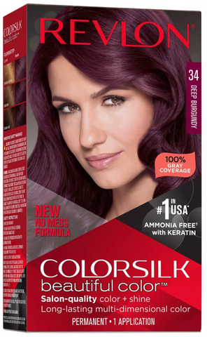 Revlon Colorsilk #34 Deep Burgundy 12/cs.
