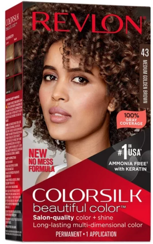 Revlon Colorsilk #43 Medium Golden Brown 12/cs.