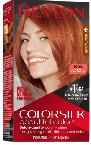 Revlon Colorsilk #45 Bright Auburn 12/cs.