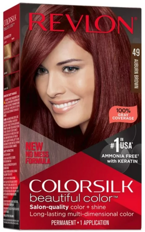 Revlon Colorsilk #49 Auburn Brown 12/cs.