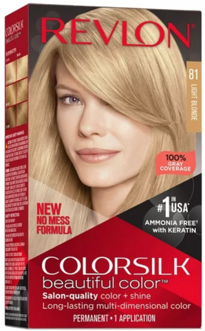 Revlon Colorsilk #81 Light Blonde 12/cs.