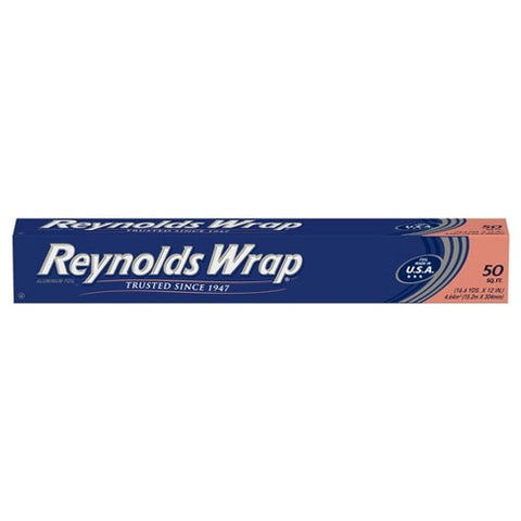 Reynolds Wrap Aluminum Foil 50 SQFT, 24/cs.