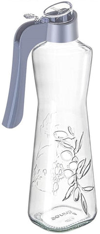 Glass Embossed Oil & Vinegar Bottle 0.75 LT (25.3 Oz), 12/cs.