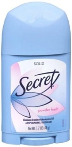 Secret Deo Stick -Powder Fresh 1.7 Oz, 12/cs.