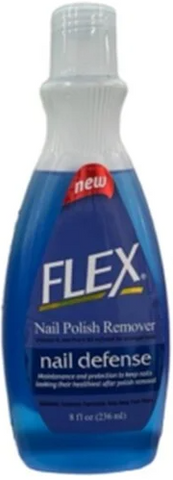 Flex Nail Polish Remover -Nail Defense 8 Oz, 12/cs