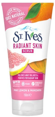 St. Ives Scrub -Radiant Skin Orange 150 Ml, 6/cs