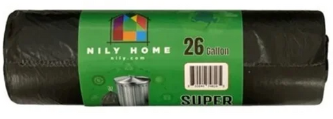 Nily Trash Bag Roll 26 G, 12 CT, 48/cs.