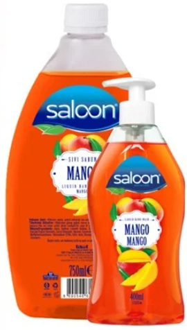 Saloon Liquid Soap -Mango 400 Ml+750 Ml, 6/cs.
