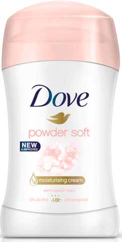 Dove Deo Stick -Powder Soft 40 G, 12/cs.