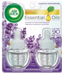 Airwick Scented Oil -Lavender 2 Pk, 6/cs.