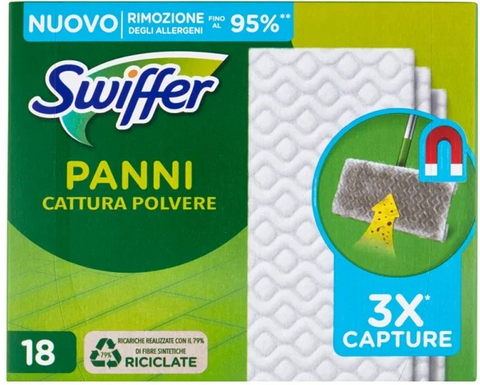 Swiffer Dry Cloth Refills 18 CT, 12/cs