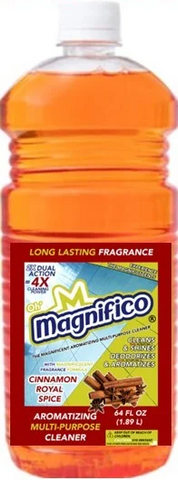 Magnifico Multipurpose Cleaner -Cinnamon 67.6 Oz (2 L), 6/cs