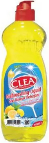 Clea Diswashing Liquid -Lemon 750 Ml(25.4 Oz), 12/cs.